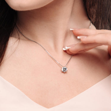 Austrian Crystal Necklace - Silver Necklace Women - Women’s Necklace Necklace Brother & Sisters